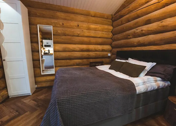 Cozy Log Cabin By Invisible Forest Lodge