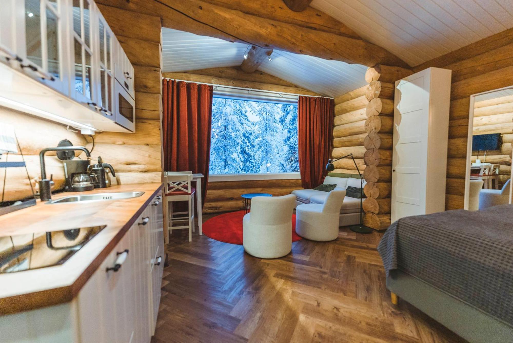 Cozy Log By Invisible Forest *